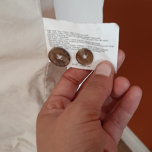 ESPRIT cream casual blazer size 8 - Picture 6 of 7